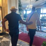Giancarlo Esposito Instagram - La Famiglia di Esposito Family is everything! I met my cousin Giussseppe Esposito and his wife Connie for the first time in Napoli with my girls! He loved my hat and we shared photos of family, like this one of the original Neapolitan, my father Giovanni! It was truly a special time… 🙏🏽 I can’t forget to mention we met the talented @chef_emmanuel_di_liddo, oh and there is nothing like a haircut in Napoli! 🤣 #fbf