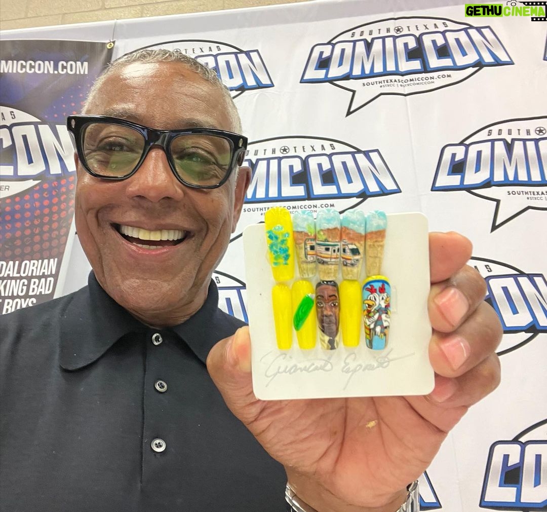 Giancarlo Esposito Instagram - Yeah baby! Red Boots far and wide!!! I had the greatest time at #SouthTexasComicCon this past weekend! What was your top highlight from #STXCC?