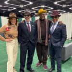 Giancarlo Esposito Instagram - A time was had by all… thank you #FANEXPOPortland!! It was so great to connect with Emily, John, Keith, and Danny! Also, check out my new redbone, a #Penman special. 🎩 Thank you always, @penmanhats!