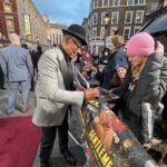 Giancarlo Esposito Instagram - A true Great Britain Hollywood premiere of THE GENTLEMEN! It was great to feel the audience reaction and fervor for this #GuyRitchie classic! Netflix did it right in proper British style! #TheGentlemen premieres TOMORROW on @netflix. 😎👏🏽 Also, love my double trouble jacket by @acustom! Made me feel like a proper English gentleman! High Lapel! High and tight!