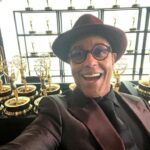 Giancarlo Esposito Instagram - It’s always an honor to attend the #Emmy’s and I’ve been so fortunate to do so for the past seven years with my #BetterCallSaul family. It’s been a wonderful and blessed run. 🙏🏽💙 Congratulations to all the winners and nominees! #75thEmmys P.S. Check out the 4th slide - we got to watch Emmy awards being engraved! So cool. __ 📸: Jordan Strauss and Colin Young-Wolff for the Television Academy/AP Images