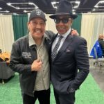 Giancarlo Esposito Instagram - A time was had by all… thank you #FANEXPOPortland!! It was so great to connect with Emily, John, Keith, and Danny! Also, check out my new redbone, a #Penman special. 🎩 Thank you always, @penmanhats!