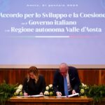 Giorgia Meloni Instagram - Cerimonia di firma dell’Accordo per lo Sviluppo e la Coesione tra il Governo e la Regione autonoma Valle d’Aosta e visita della Fiera di Sant’Orso.