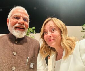 Giorgia Meloni Instagram - Good friends at COP28. 
#Melodi