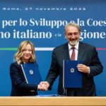 Giorgia Meloni Instagram - Roma, firma dell’Accordo per lo Sviluppo e la Coesione tra il Governo e la Regione Lazio.