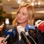 Giorgia Meloni Instagram - Punto stampa da Zagabria.