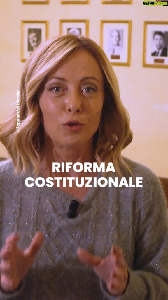 Giorgia Meloni Instagram - Elezione diretta del Presidente del Consiglio: basta giochi di palazzo, ribaltoni e trasformismo. Ecco cosa prevede la riforma costituzionale, con la quale vogliamo dare più potere agli italiani.
