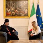 Giorgia Meloni Instagram - Con profondo rispetto ho accolto oggi a Palazzo Chigi il cardinale Béchara Boutros Pierre Raï, Patriarca della Chiesa maronita, con il quale ho avuto un interessante scambio sulla situazione in Libano e nel Medio Oriente. La protezione e la promozione della libertà religiosa, il dialogo interreligioso e la tutela dei diritti delle minoranze sono obiettivi prioritari per il Governo italiano.
