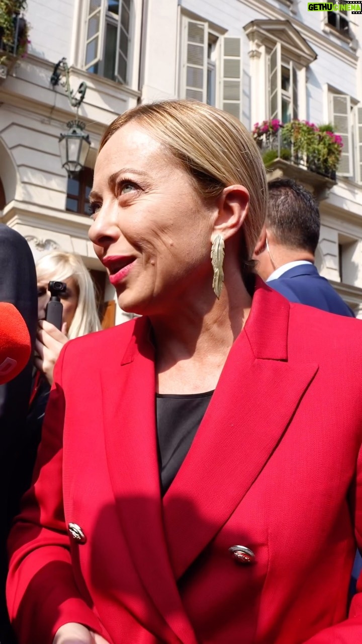 Giorgia Meloni Instagram - Punto stampa da Torino