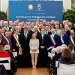 Giorgia Meloni Instagram – Cerimonia per la firma dell’Accordo per lo Sviluppo e la Coesione tra il Governo e la Provincia Autonoma di Trento.