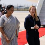 Giorgia Meloni Instagram - Arrivo in India per il G20.
