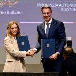 Giorgia Meloni Instagram - Cerimonia per la firma dell’Accordo per lo Sviluppo e la Coesione tra il Governo e la Provincia Autonoma di Bolzano.