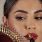 Giulia De Lellis Instagram - Throwback to our masterclass at @rinascente Milano! Fell in love with Rouge Stiletto, the latest unexpected lipstick from Christian Louboutin Beauty @louboutinbeauty 💄 #ChristianLouboutin #LouboutinBeauty /ad