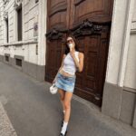Giulia De Lellis Instagram – Ciao Milano, per me doppia panna e stracciatella, grazie🍦