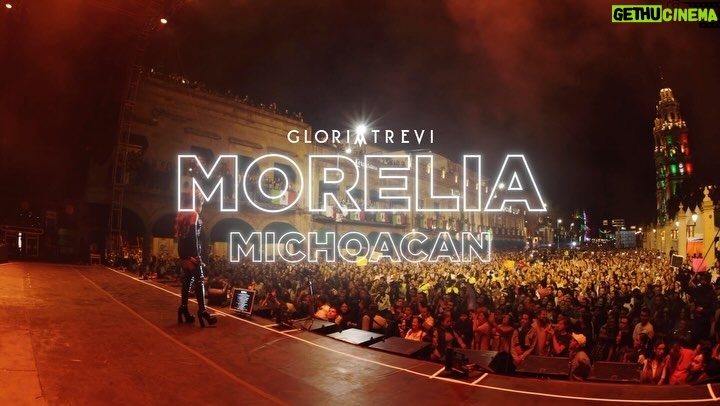 Gloria Trevi Instagram - #MORELIA ❤️ Gracias a esas 100 mil almas que se fundieron conmigo en una noche mágica e inolvidable, los amo demasiado. 🥰 Gracias a todo el equipo del hotel y spa @mansionsolis por sus maravillosas atenciones. ✨ #LaGloriaEsDeMorelia #GloriaTrevi Morelia, Michoacán, México.