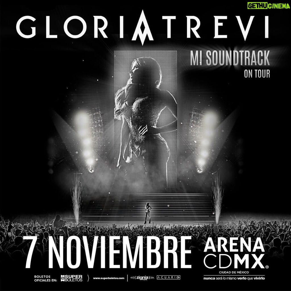 Gloria Trevi Instagram - Mi raza, #MiSoundtrackTour2024 llegará a la CDMX el próximo 7 de noviembre, los veo en la @ArenaCDMX 💥