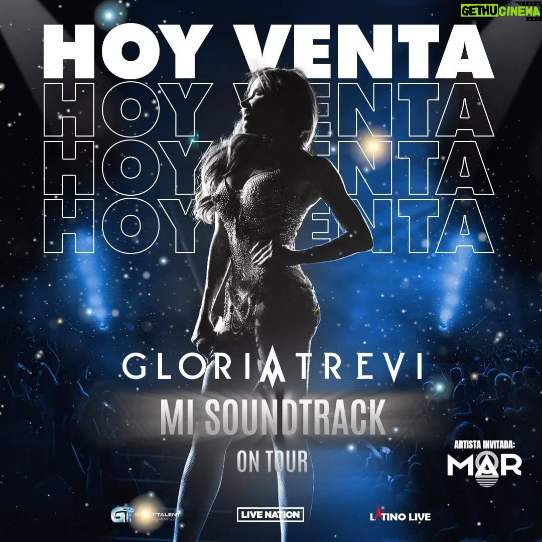 Gloria Trevi Instagram - Ya estamos a la venta a partir de las 10.00AM hora local de cada ciudad!! We’re Onsale: Thursday 10/12 at 10am local time!! Link en BIO #MiSoundTrackTour2024 🇺🇸