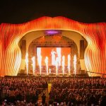 Googoosh Instagram - Live on Stage at the @expo2020dubai 🔥 -------------------- Stage/Visual Production: @alexferra @ericfilm @gb_lighting_design Photographer: @rezateimoury