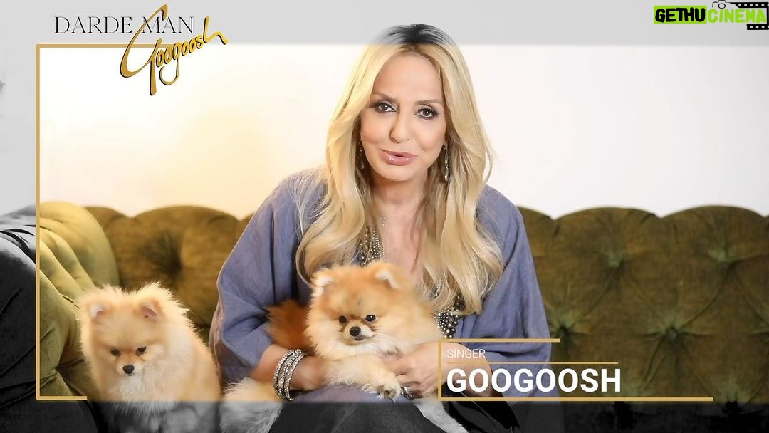 Googoosh Instagram - “Darde Man” released in 2019 by @taranehrecords - here is a short #bts from the music video shoot. Music: @babaksaeediofficial Lyrics: @monaborzouei Director: @azfilmz BTS segment Produced & Directed by: @payam.arzani Brentwood, LA