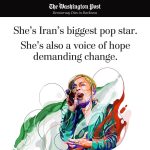 Googoosh Instagram - #tbt 🗞 @washingtonpost #آبان