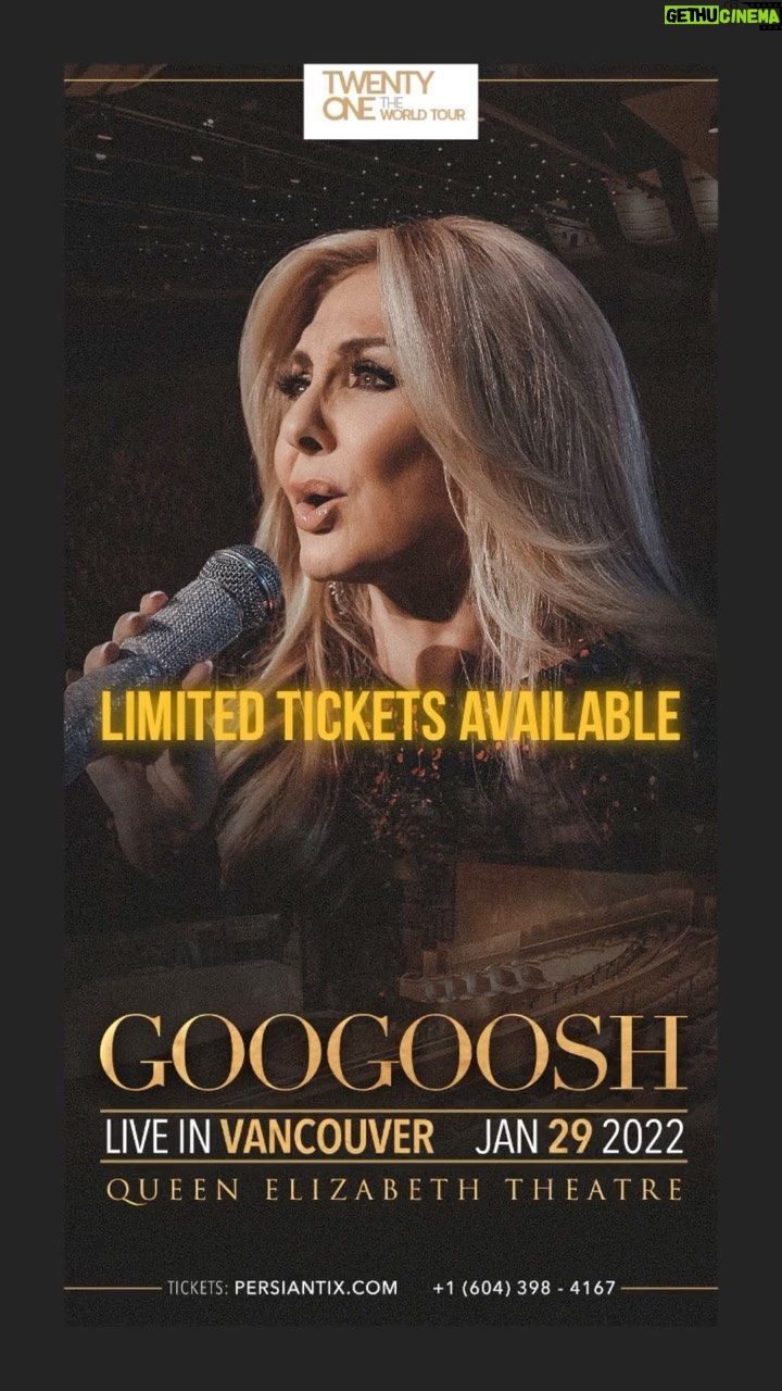 Googoosh Instagram - Vancouver 🇨🇦 #21TheWorldTour
