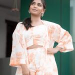 Gouri G Kishan Instagram – Comfy co-ords for Adiyae Promotions 🧡

Styled by @vynod.sundar
Clicked by @karthikakphotography Chennai, India