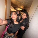 Gouri G Kishan Instagram - some nights on the cruise 🌌😮‍💨 #mygirls #throwback #vacay #cruiseship #nightlife #allblack #memories #ootd #instagood #love #fashion #sisterhood