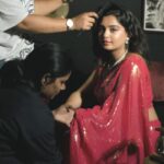 Gouri G Kishan Instagram - bts 💄✨🪩 Photography : @_harikumar._ Concept & styling : @amritha_lakshmi___ @styledby_al_ Mua : @neethu_makeupartist Costume : @tatvadesignelement Decor : @wenyu_events Bts : @__naim.___ Camera team : @gokul_pratheep_ Styling team : helana______ Location : @floor911_obscura