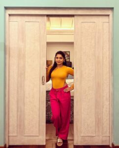 Gouri G Kishan Instagram - We ain’t playin’ tag 💄🩷🎟️ #pink #barbie #love #vacay #instagram #explore #travel #fashion #ootd #instamood