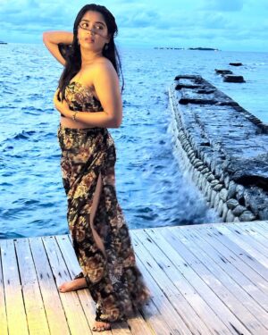 Gouri G Kishan Instagram - Evening skies 😮‍💨⛅️🌊

@pickyourtrail @amayakudarah @amayaresort

#pickyourtrail #hasslefreeholidays #letsPYT #amayakudarah #PickyourtrailToAmaya

#blues #sky #ootd #sunset #sea #fashion #bliss