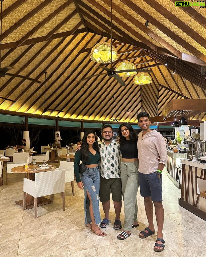 Gouri G Kishan Instagram - My friends got me a ‘bagwati’ and I just had to rock it ☄ @pickyourtrail @amayakudarah @amayaresort #pickyourtrail #hasslefreeholidays #letsPYT #amayakudarah #PickyourtrailToAmaya #vacay #nightlife #ootd #instagood #love #fashion #homies #party Amaya Resorts & Spas Maldives