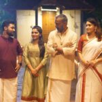 Gouri G Kishan Instagram - Looking back at some memorable moments from the sets of #Anuragam 🩵🌺 Streaming now on @hr_ott 💃 @gauthamvasudevmenon @lenaasmagazine @actor.aswin @shahad_k_muhammad