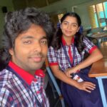 Gouri G Kishan Instagram - a Jaanu 🫰Senthazhini crossover 🙈 #backtoschool