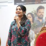Gouri G Kishan Instagram - College visits ✨ #OruSarkarUlpannam @sameerasaneesh • @shari_naressh_makeup