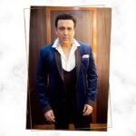 Govinda Instagram - Had an amazing time being invited on the sets of #IndianIdolSeason12. Got a chance to witness the talented bunch of singers, truly an overwhelming experience. . Watch me witnessing IndianIdol season 12 soon. #IndianIdol Curated by : @tina.ahuja Styled by : @akansha.27 @tiara_gal Assisted by: @seam_stress_by_rajludhwani @maithili.khollam Outfit : @designervivekgupta Shirt : @thestylease