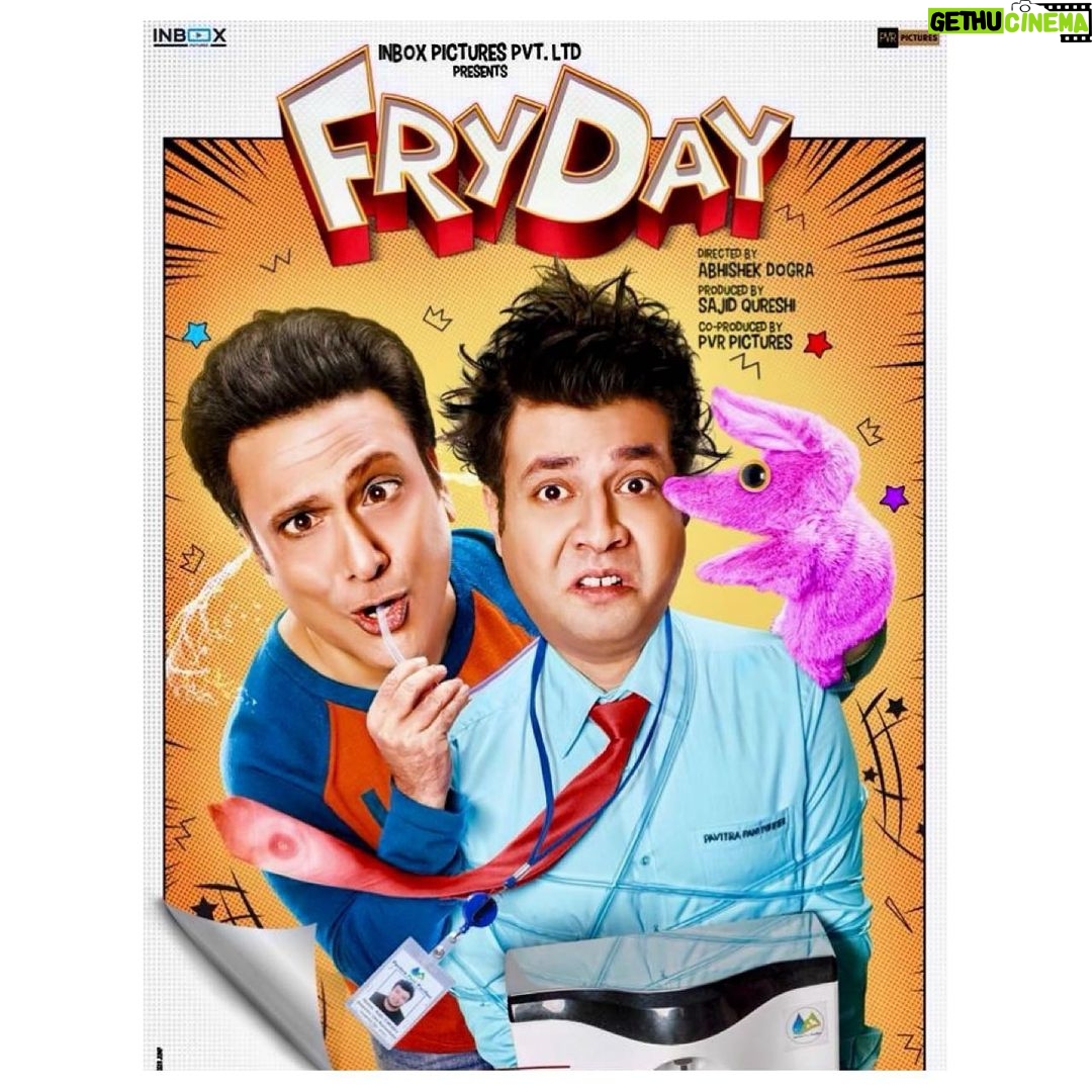 Govinda Instagram - Baithe baithe Kya karey karna hai Kuch kaam shuru karo FRYDAY Leke prabhu ka naam !😁😉 Watch on Zee5 #stayhome #staysafe @abhishekdogra83