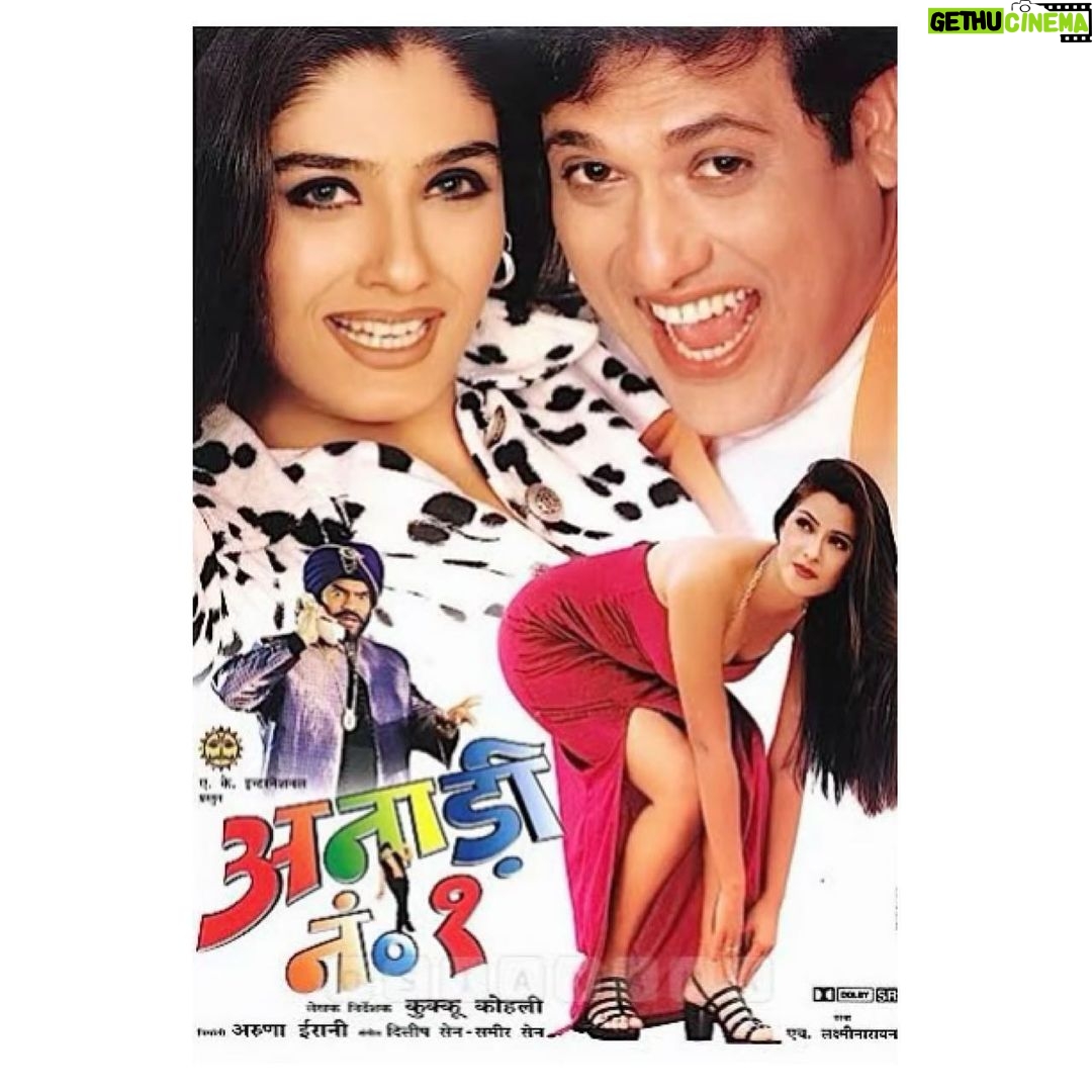 Govinda - 120.4K Likes - 27 Years of #Aankhen (09/04/1993) & 21 Years of #Anarino.1 (09/04/1999) 🎬 Tell me which is your Favourite Songs from These two films of mine 😉❤️