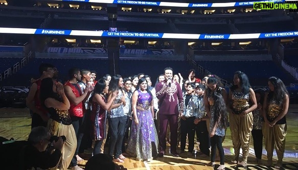 Govinda Instagram - At the India Day Festival for IACC in association with Orlando Magic of National Basketball Association (NBA) 🏀.🎉Thank you for all the Love had a Great Time! Love you all❤️ #Indiaday #Orlando #Florida #Funtimes Kia Center