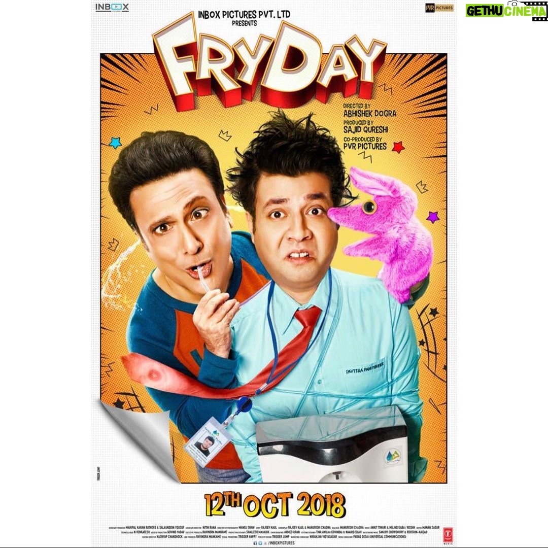 Govinda Instagram - And FRYDAY turns a year older. It’s been 1 year since FRYDAY released. Had certainly most fun on this one with The Entire Team and my Director Abhishek Dogra♥️. #1yearofFryday
