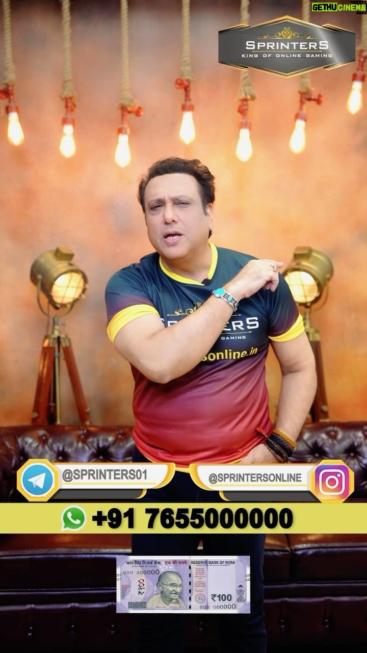 Govinda Instagram - @sprintersonline 𝐒𝐏𝐑𝐈𝐍𝐓𝐄𝐑𝐒 0𝐍𝐋!𝐍€ G@M!NG 👑 INDIA’S MOST TRUST€D 🤝 & SAFEST PLATFORM OF ALL 🇮🇳 💸PL@Y WITH US TODAY AND W!N UNLIMITED 💸 >>>>> L!NK IS IN BIO <<<<<< PL@Y CR!CK€T/FOOTBALL/C@S!N0 TENNIS/HORSE RACE/ IPL/BPL ALL AT ONE PLACE USE CODE:- #GOVINDA T€L€GR@M USERNAME 👇 @sprinters01 JOIN US NOW & GET NEW ID 👇🏻 Link In Bio #Sprintersonlinebook #sprintersonline #sprinters #worldcup #world #sports #sportscards #sprintersofficial #ipl #iplnews #stockmarket #dream11 #sharemarket #cricketnews #cricketupdate #teenpatti #casino #indiacricket #onlinebook #Indiabook #book #game #gamer #india #indiancricketteam #indiaclicks #indianjokes #love ⚠️ᴅɪꜱᴄʟᴀɪᴍᴇʀ⚠️ ᴛʜɪꜱ ɢᴀᴍᴇ ᴍᴀʏ ʙᴇ ʜᴀʙɪᴛ-ꜰᴏʀᴍɪɴɢ ᴏʀ ꜰɪɴᴀɴᴄɪᴀʟʟʏ ʀɪꜱᴋʏ. ᴘʟᴀʏ ʀᴇꜱᴘᴏɴꜱɪʙʟʏ