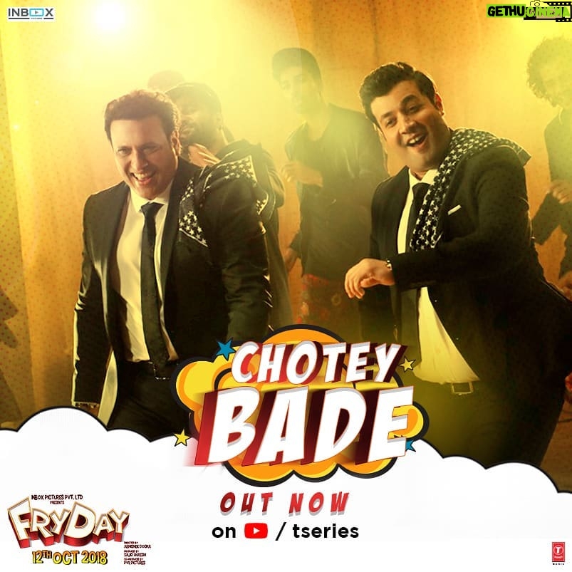 Govinda Instagram - Sabke kadmon ko nachaane aur sabka danka bajaane aa chuke hain hum! #ChoteyBade out now. (Link in bio) @fukravarun @diganganasuryavanshi @mikasingh @ankittiwari #AnuragBhomia @abhishekdogra83 @inboxpictures @tseries.official