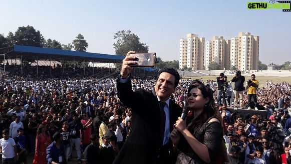 Govinda Instagram - Thank you #Ahmedabad for all the love..had a great time! 😀🎉 Ahmedabad, India