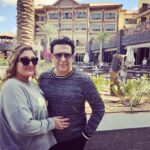 Govinda Instagram - Chilling with my wife ! ❤️ #dubaivibes #wensdaymood Lapita Hotel, Dubai Parks and Resorts