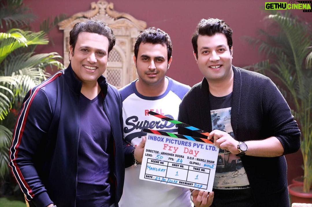 Govinda Instagram - It's a Superb feeling working with new generation of Director Filmaker Actors & Technicians ! #Fryday