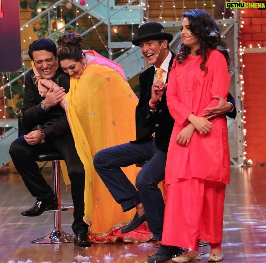 Govinda Instagram - Watch us having a #Dhamaal tonight 9pm at the #thedramacompany @thedramacompany_official only on @sonytvofficial #funtimes #happiness #laughterandlove Filmistan
