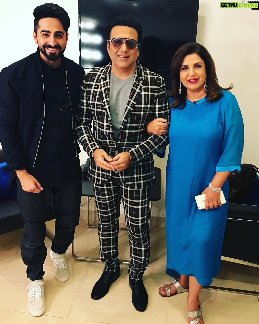 Govinda Instagram - Had a great time this evening on the sets of #Lipsingbattle ! #funtimes