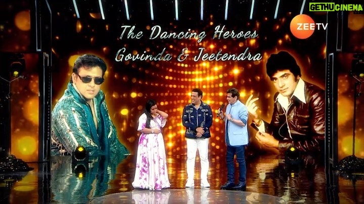 Govinda Instagram - Dekhiye #SRGMPLilChamps, Sat-Sun, raat 9 baje, sirf @zeetv par. #TheDancingHeroes @anumalikmusic @bharti.laughterqueen @neetimohan18 @shankar.mahadevan @fullscreenentertainment Designer & styling : @tina.ahuja