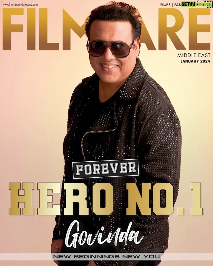 Govinda Instagram - From being one of the most iconic dance stars of the Hindi film industry to acing genres across - be it drama, action, romance or even flaunting his impeccable comic-timing in blockbuster comedies - our January Cover Star Govinda has done it all with aplomb. In an exclusive interview with our Editor Aakanksha Naval-Shetye, the superstar talks about all this, his crown of Hero No 1 as he continues to rule hearts for close to four decades now, reveals why he’ll always be a Mama’s boy, his iconic dialogues reigning as meme content and also discusses the changing power dynamics of star and stardom in the industry today. Interview by: @aakankshanaval_aksn Pic credit: Rohan Pingle Cover designed by: @iamitcreates Cover Video by: @jafar.jef Video Interview shot by: @khuramnaseemfilms @cloud9.dxb . #Govinda #BollywoodIcon #HeroNo1 #ExclusiveInterview #StardomJourney #DanceStar #IconicDialogues #BlockbusterComedies #FilmIndustry #JanuaryCoverStar #FilmfareMe #ffme