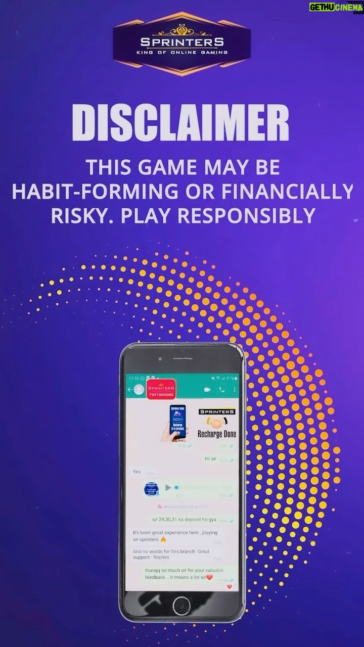 Govinda Instagram - @sprintersonline 𝐒𝐏𝐑𝐈𝐍𝐓𝐄𝐑𝐒 0𝐍𝐋!𝐍€ G@M!NG 👑 INDIA’S MOST TRUST€D 🤝 & SAFEST PLATFORM OF ALL 🇮🇳 💸PL@Y WITH US TODAY AND W!N UNLIMITED 💸 >>>>> L!NK IS IN BIO <<<<<< PL@Y CR!CK€T/FOOTBALL/C@S!N0 TENNIS/HORSE RACE/ IPL/BPL ALL AT ONE PLACE USE CODE:- #GOVINDA T€L€GR@M USERNAME 👇 @sprinters01 JOIN US NOW & GET NEW ID 👇🏻 Link In Bio #Sprintersonlinebook #sprintersonline #sprinters #worldcup #world #sports #sportscards #sprintersofficial #ipl #iplnews #stockmarket #dream11 #sharemarket #cricketnews #cricketupdate #teenpatti #casino #indiacricket #onlinebook #Indiabook #book #game #gamer #india #indiancricketteam #indiaclicks #indianjokes #love ⚠️ᴅɪꜱᴄʟᴀɪᴍᴇʀ⚠️ ᴛʜɪꜱ ɢᴀᴍᴇ ᴍᴀʏ ʙᴇ ʜᴀʙɪᴛ-ꜰᴏʀᴍɪɴɢ ᴏʀ ꜰɪɴᴀɴᴄɪᴀʟʟʏ ʀɪꜱᴋʏ. ᴘʟᴀʏ ʀᴇꜱᴘᴏɴꜱɪʙʟʏ
