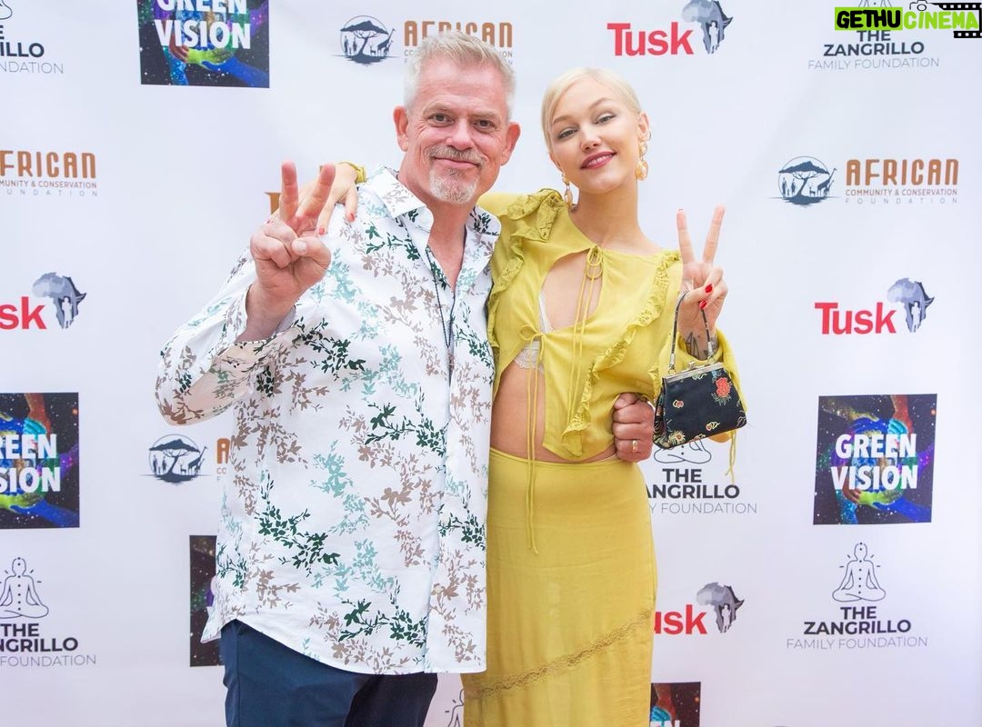Grace VanderWaal Instagram - Thank you so much @amy_heart_green_ for not only opening your home but creating a space for people to come together for change🌎🐘. By supporting anti-poaching patrols and education/conservation programs, we will improve both livelihoods, biodiversity, and communities across the world!! @tusk @africanccf @footprintoflifegala